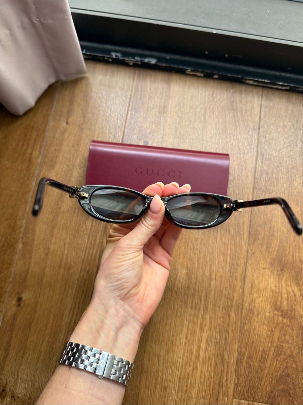 Gucci GG1680S Sunglasses - 004 - Havana - Brown - Picture 4 of 4